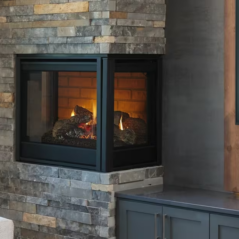 Heatilator Left Corner Gas Fireplace