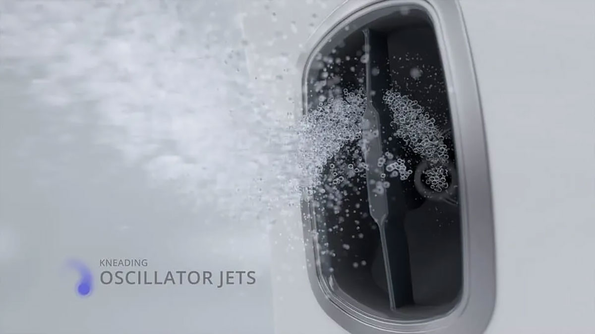 kneading oscillator hot tub jets